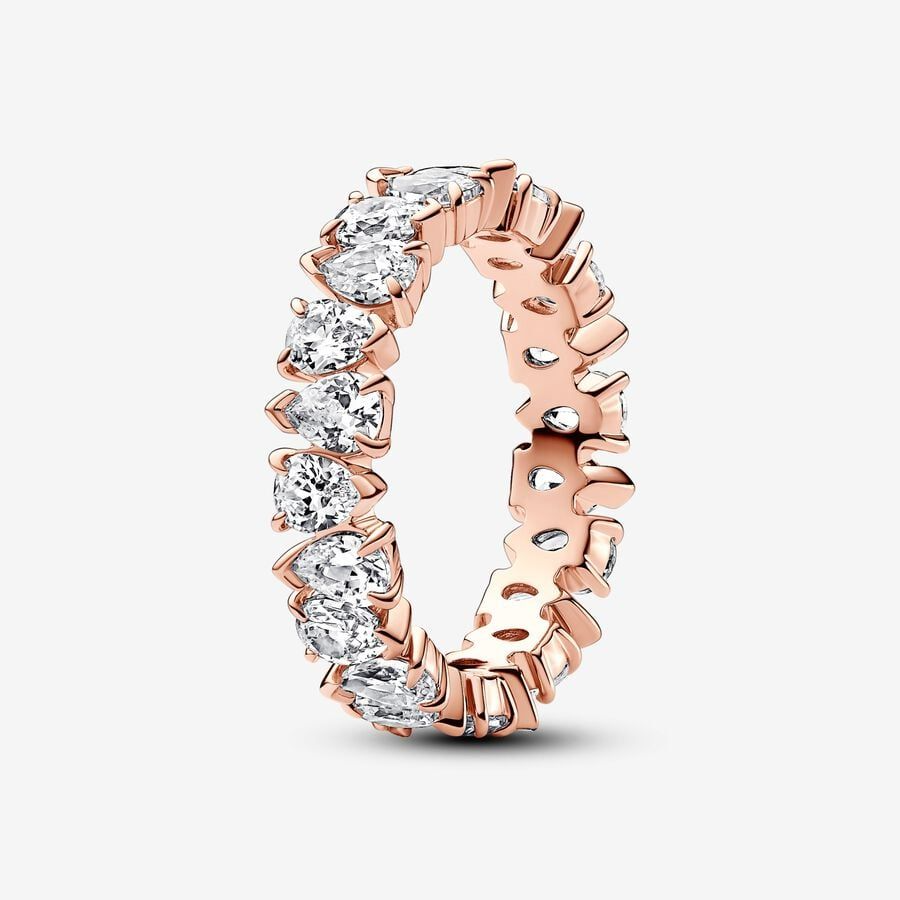 Rose Gold Eternity Diamond Ring
